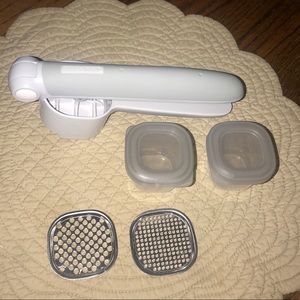 Skip and hop food press